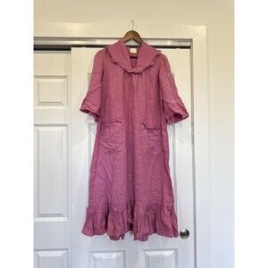 Pink Ruffled Maxi Dress